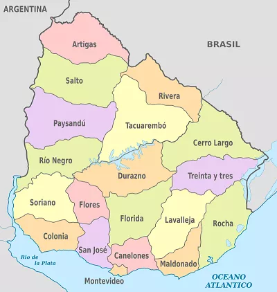 Carte_departements_Uruguay