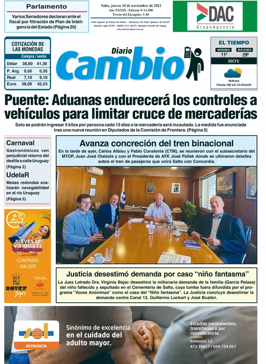tapa cambio