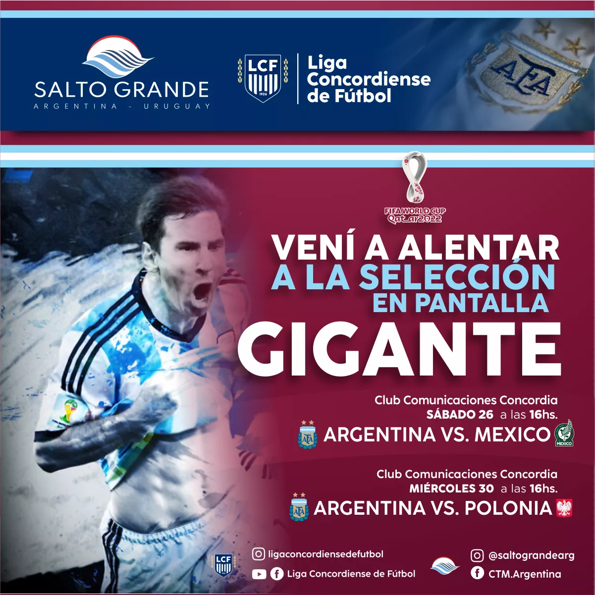 redes sociales liga futbol concordia MUNDIAL FLYER 1