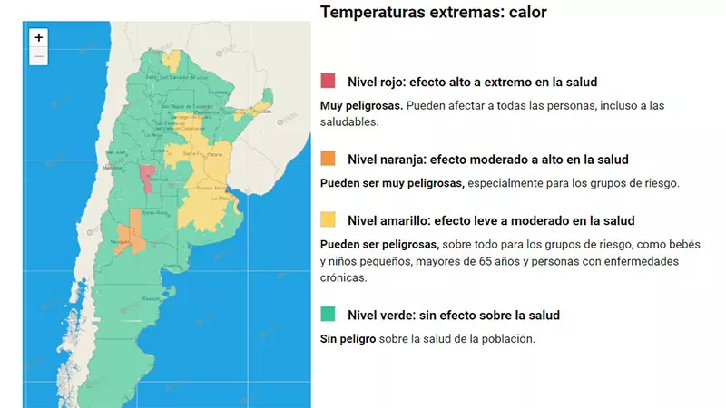 Alertas sobre Argentina