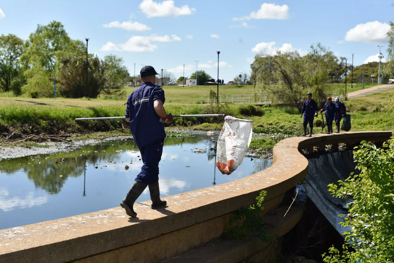 Limpieza Profunda En El Humedal Del Arroyo Manzores En Zona De La Costanera