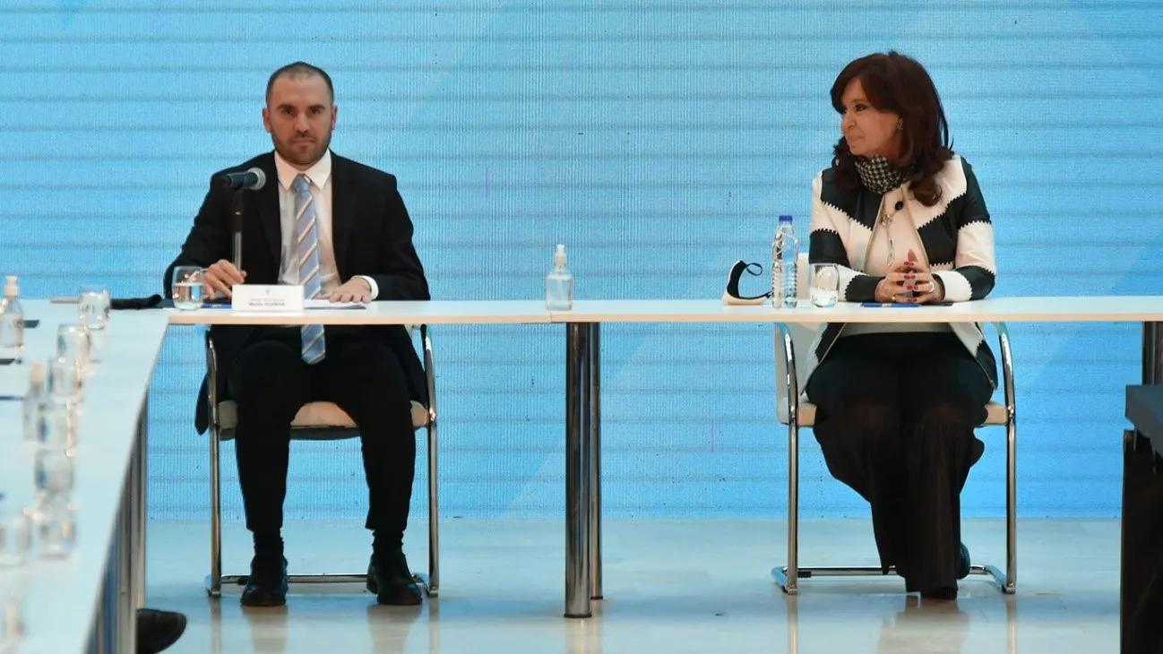 Martín Guzmán y Cristina Kirchner