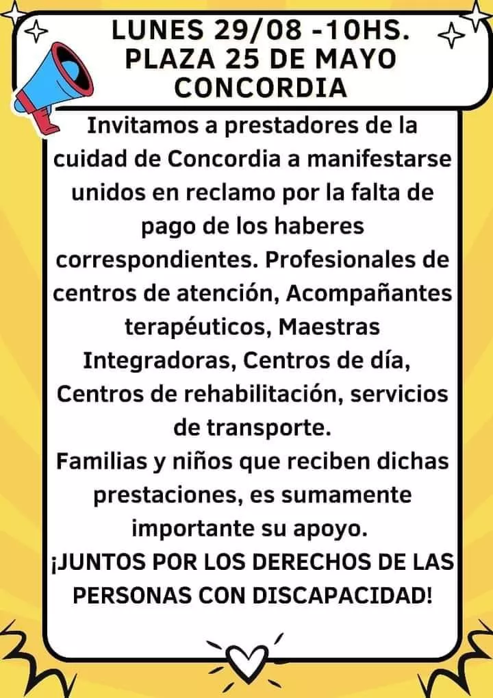 Trabajadores, discapacidad, manifestación