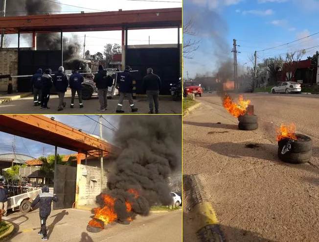 Protesta de trabajadores