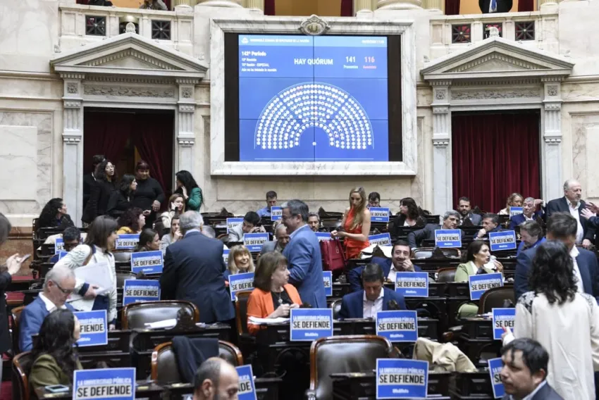 El Gobierno logró mantener el veto a la ley de financiamiento universitario