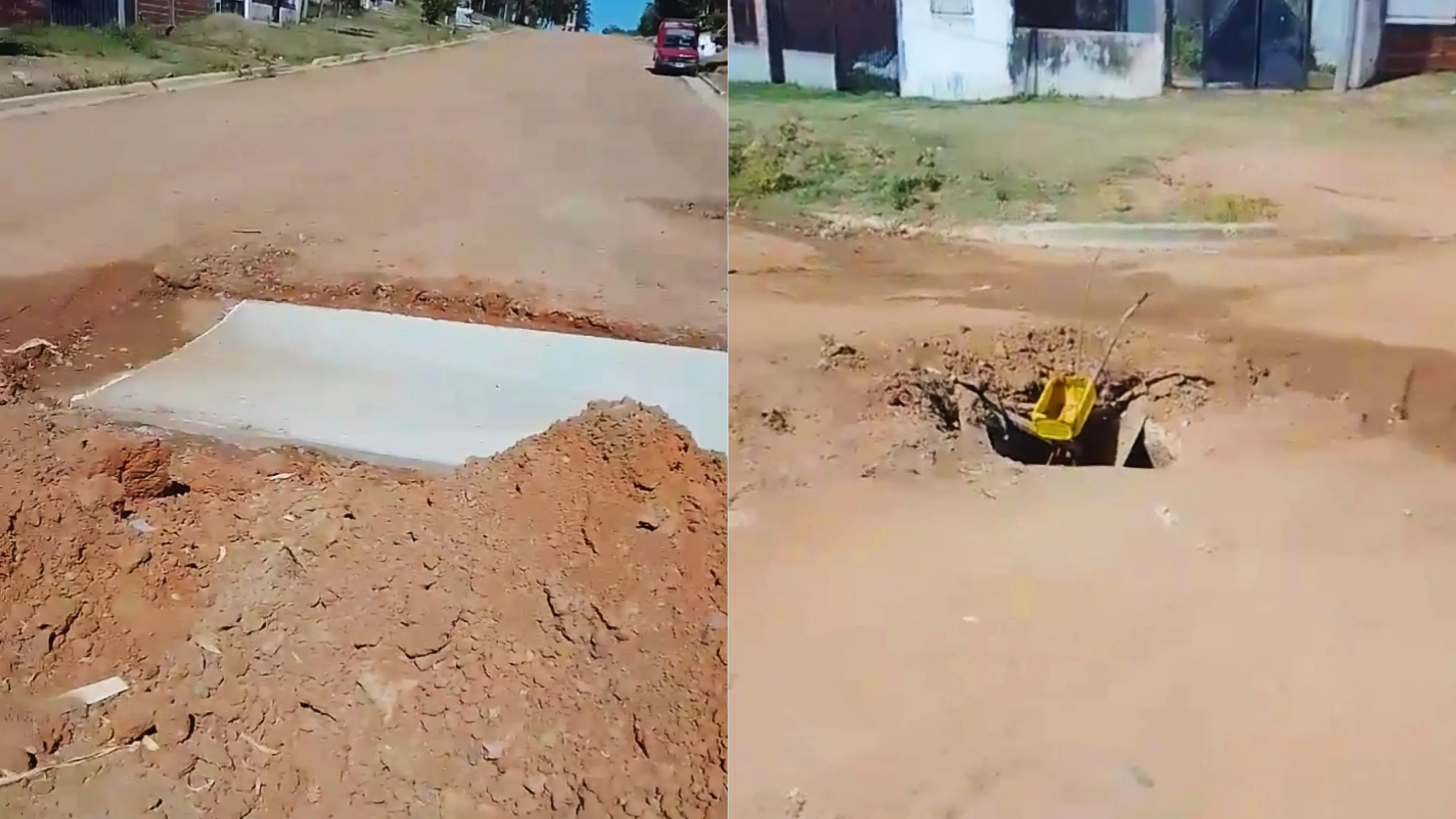 Vecinos del barrio 2 de Abril reclaman por el peligroso estado de las ...