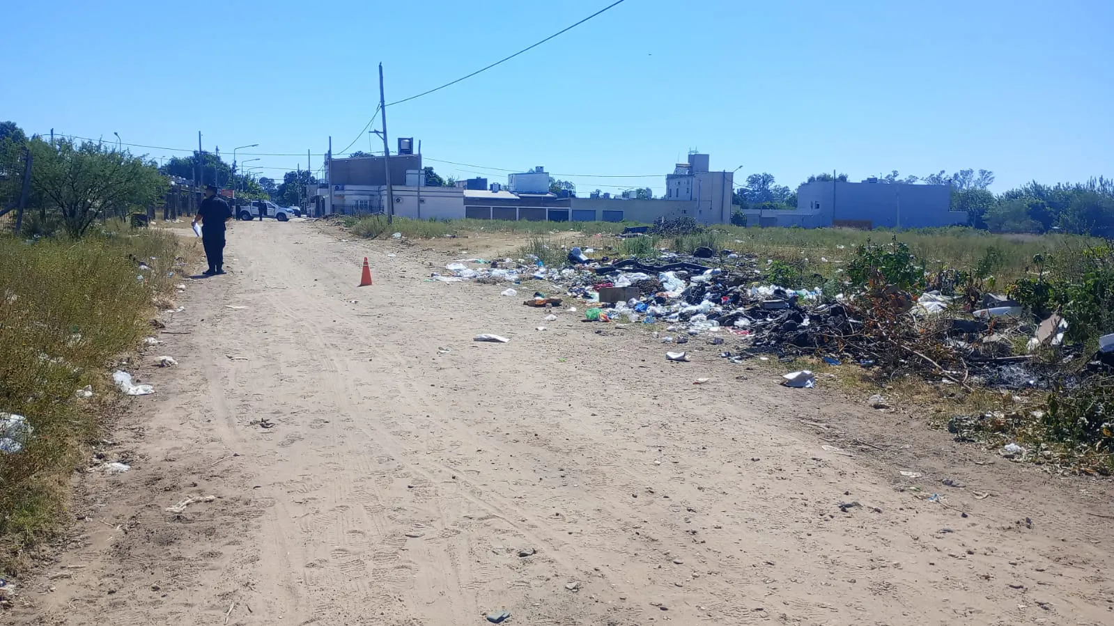 Encontraron un cráneo humano en un basural en inmediaciones de la Costanera