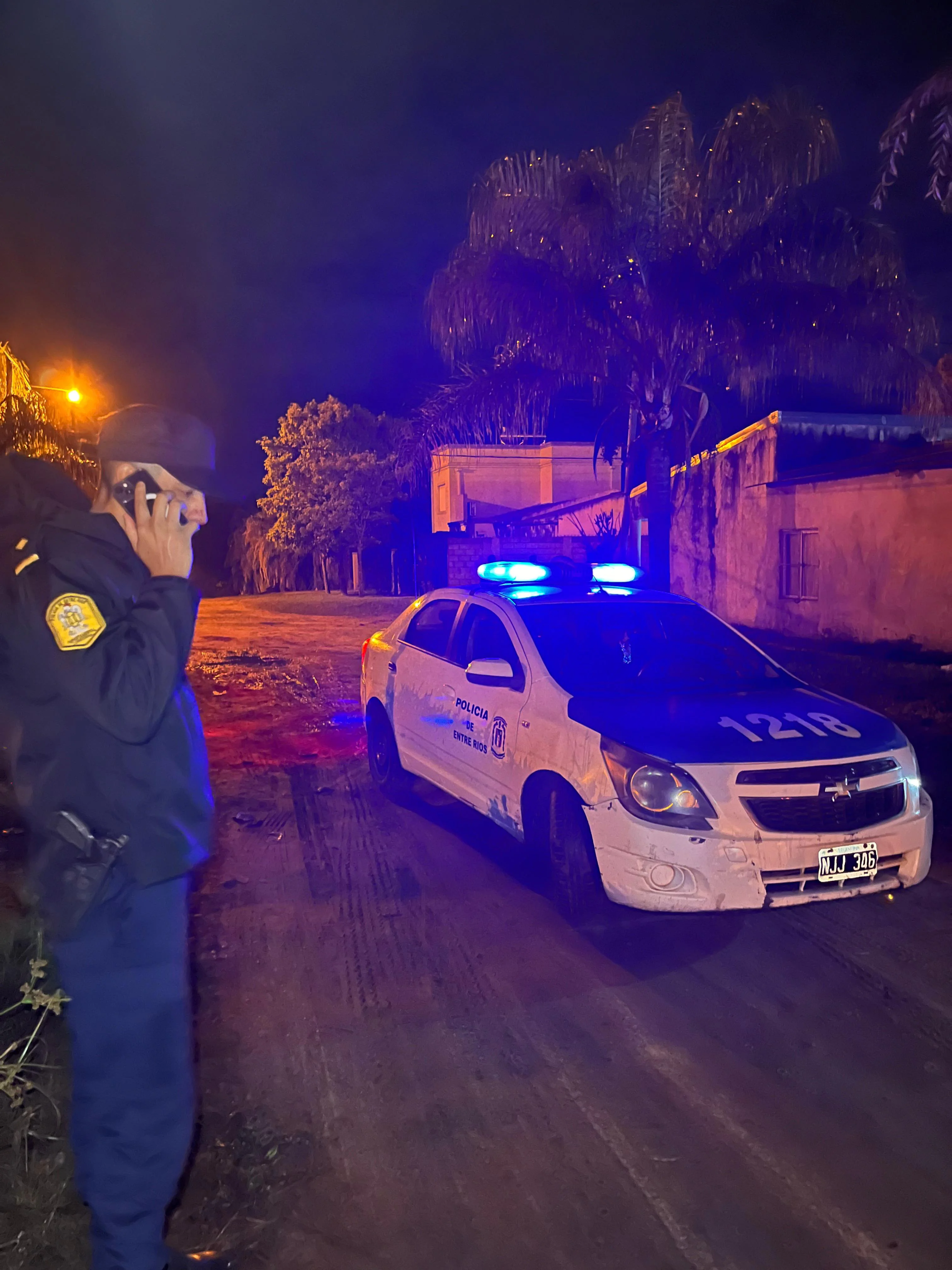 Pelea en Villa Zorraquín terminó con un detenido por incendio