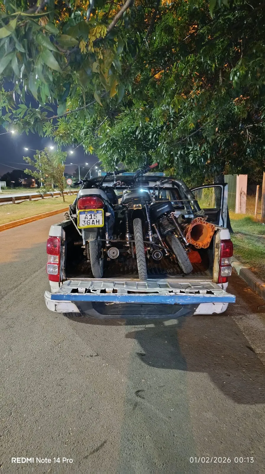 Cinco motos secuestradas a los muchachos de las "picadas" en Villa Adela.