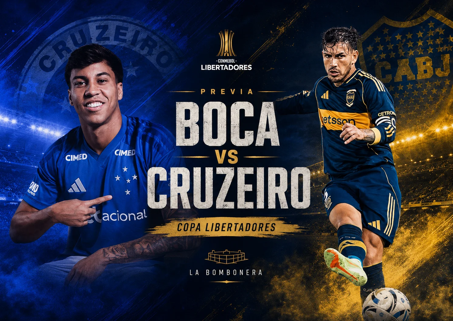 Boca, en caída libre y sin margen de error, recibe a Cruzeiro en la Copa Libertadores