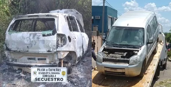 Quemados y robados