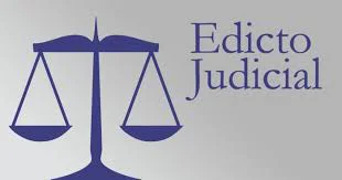 edicto judicial