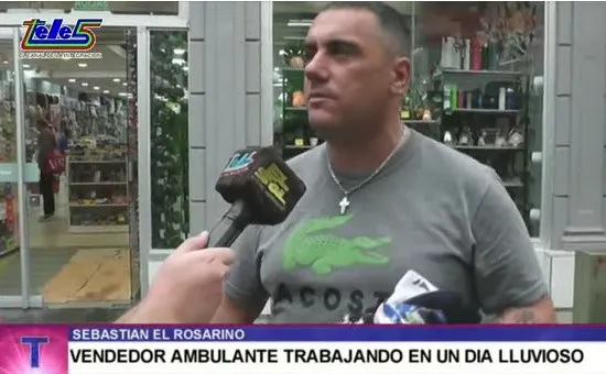 Sebastián el rosarino, vendedor
