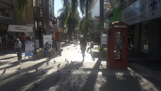 Peatonal desierta