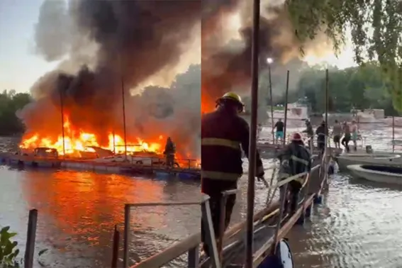 incendio embarcaciones gualeguaychu 2