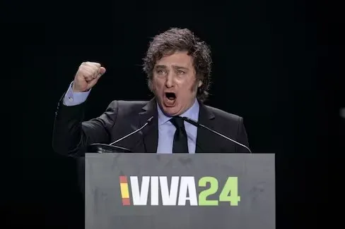 milei en españa
