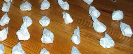 cocaína envoltorios