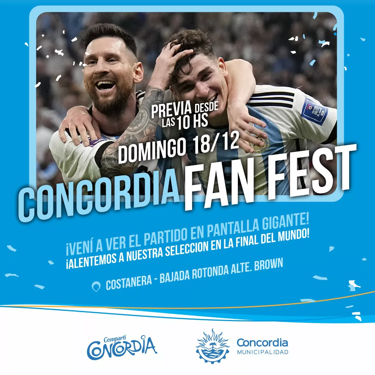 FAN FEST - COSTANERA DE CONCORDIA