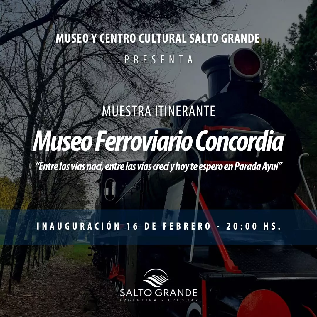 Museo, ferrocarril, Concordia