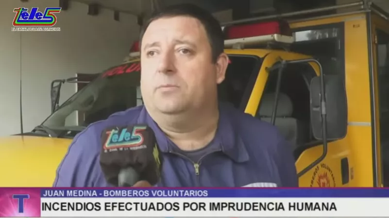 Juan Medina, Bomberos Voluntarios