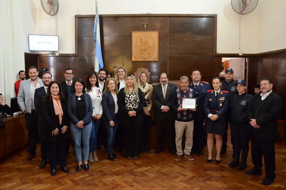 Reconocimiento Bomberos Voluntarios Concordia
