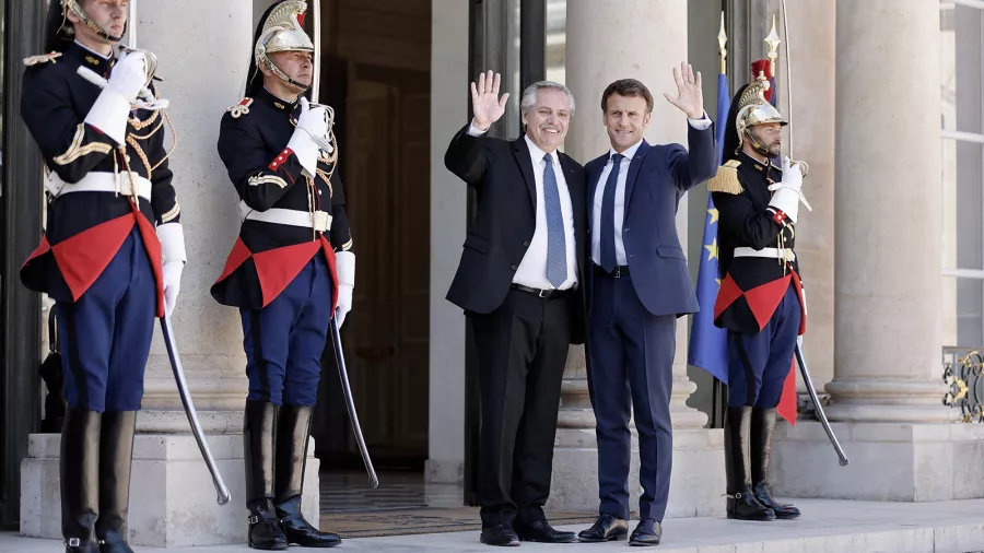 Macron y Fernandez_