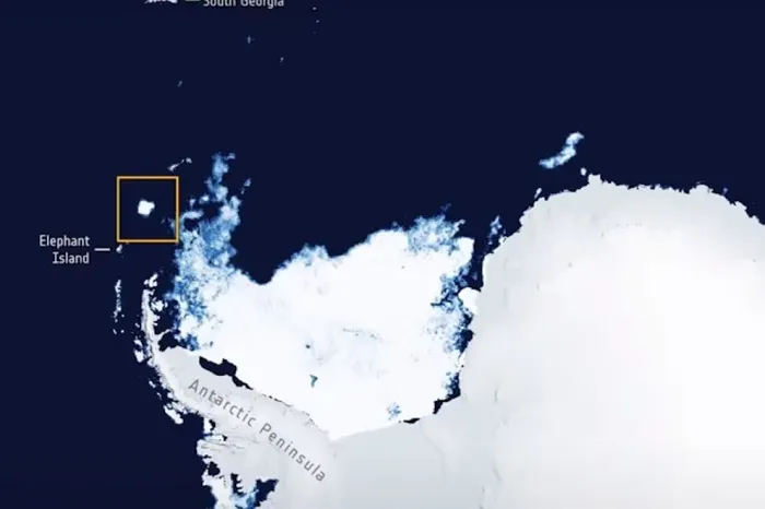 Tras más de 30 años inmóvil, A23a inició su desplazamiento en 2020 y ahora está a la deriva