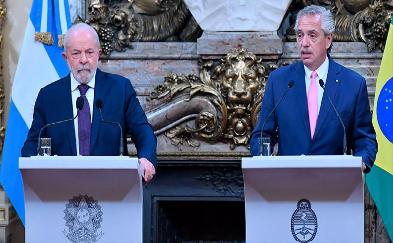 Lula y Alberto Fernández