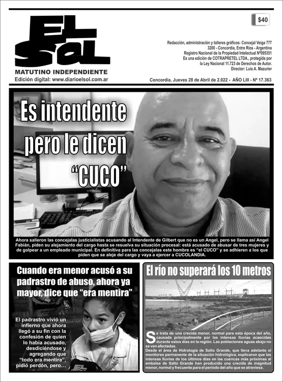JUEVES 28 DE ABRIL_PAG TAPA