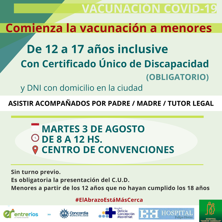 vacunacion menores 12 - 17 - cud