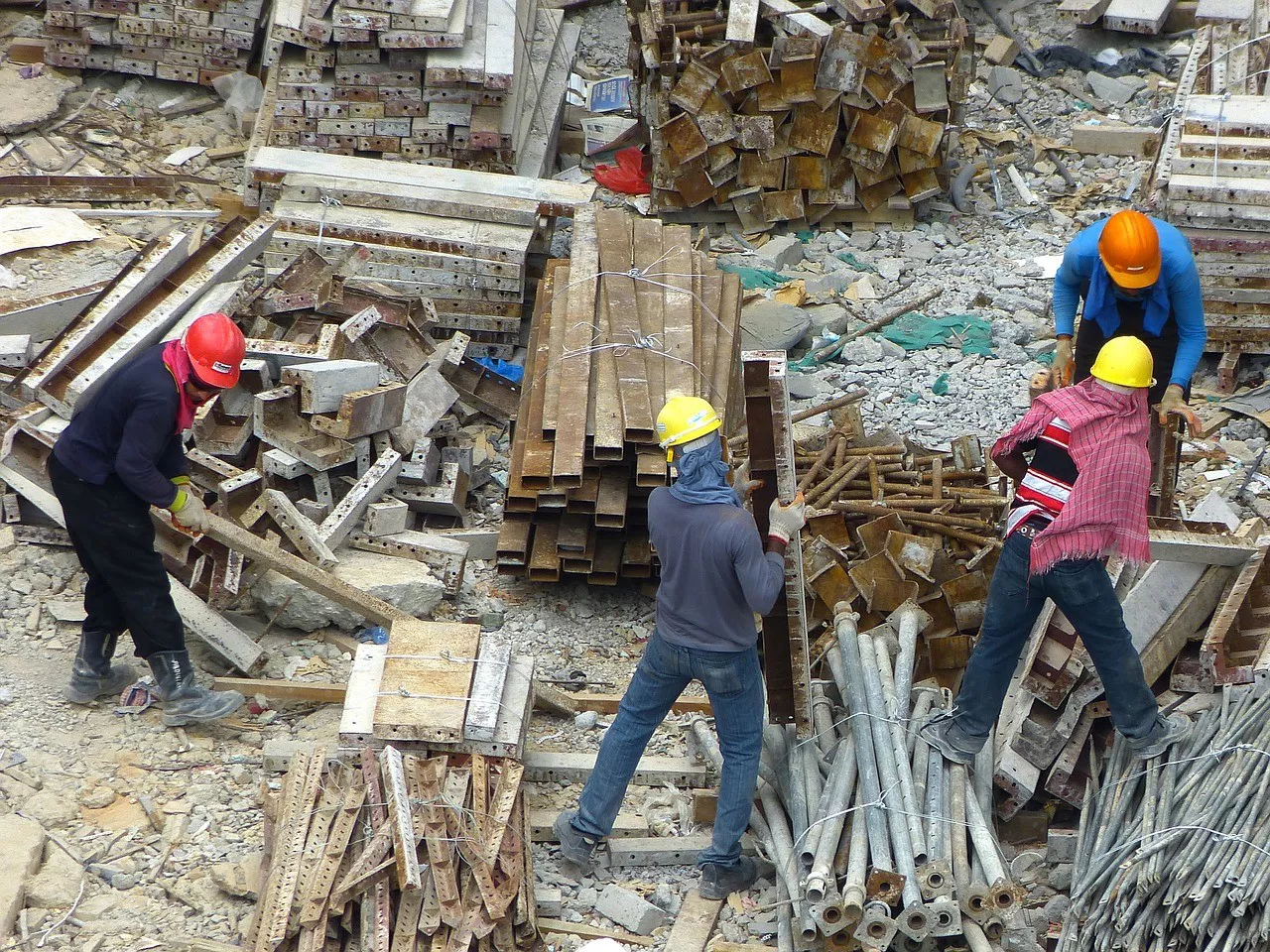 Construcción, Salto
