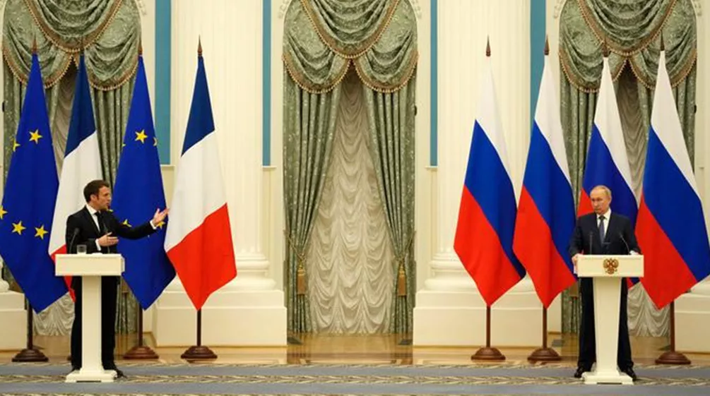 Macrón y Putin