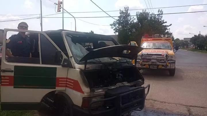 Incendio camioneta