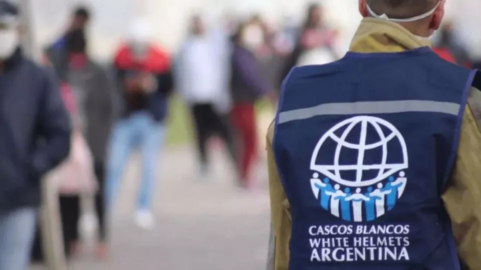 Cascos Blancos voluntarios