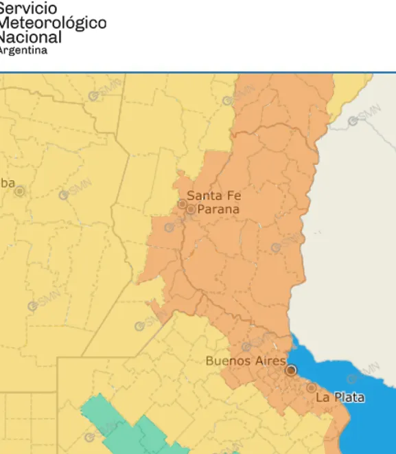 ALERTA NARANJA DOMINGO