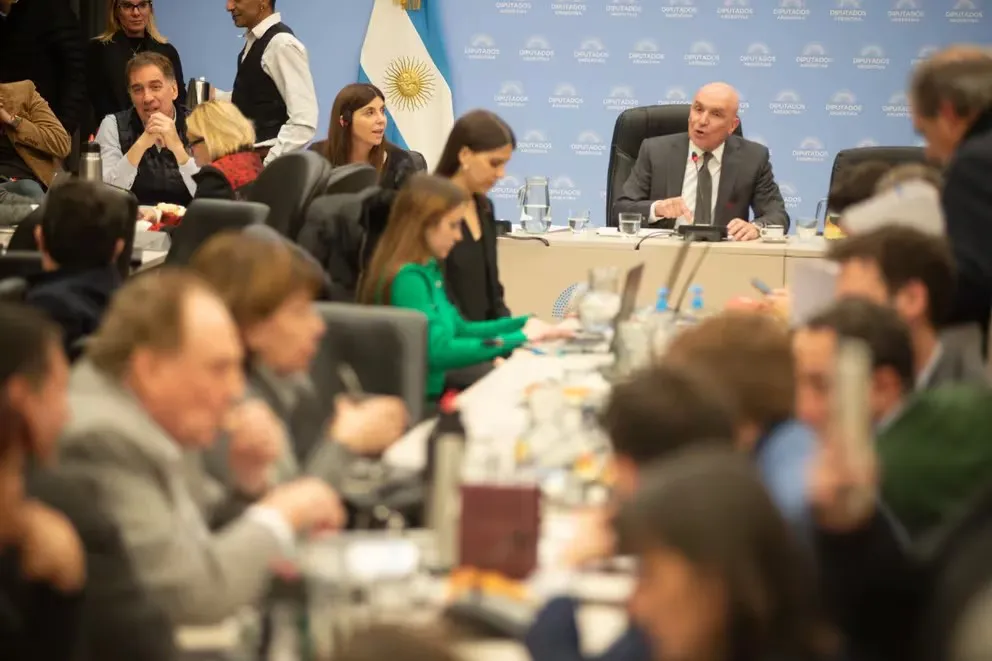 sesión en la Comisión de Diputados