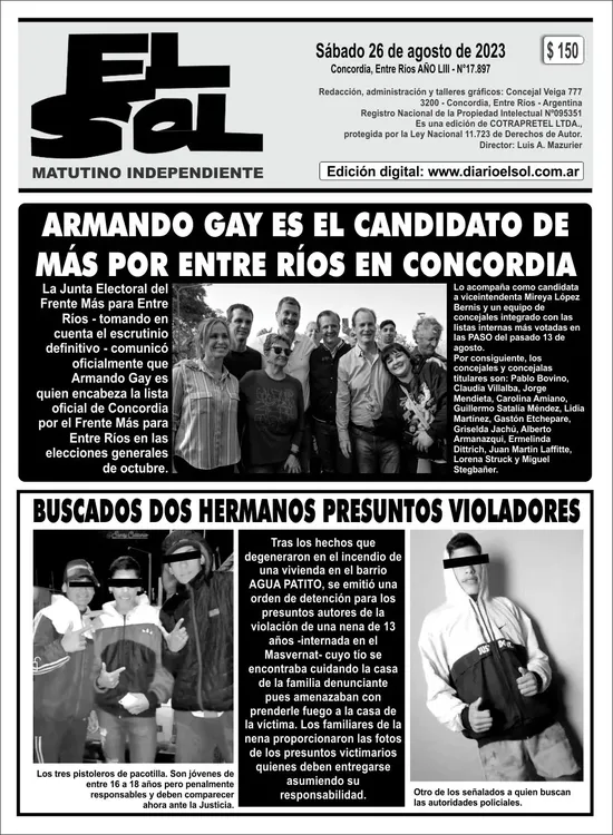 SÁBADO 26  DE AGOSTO_TAPA