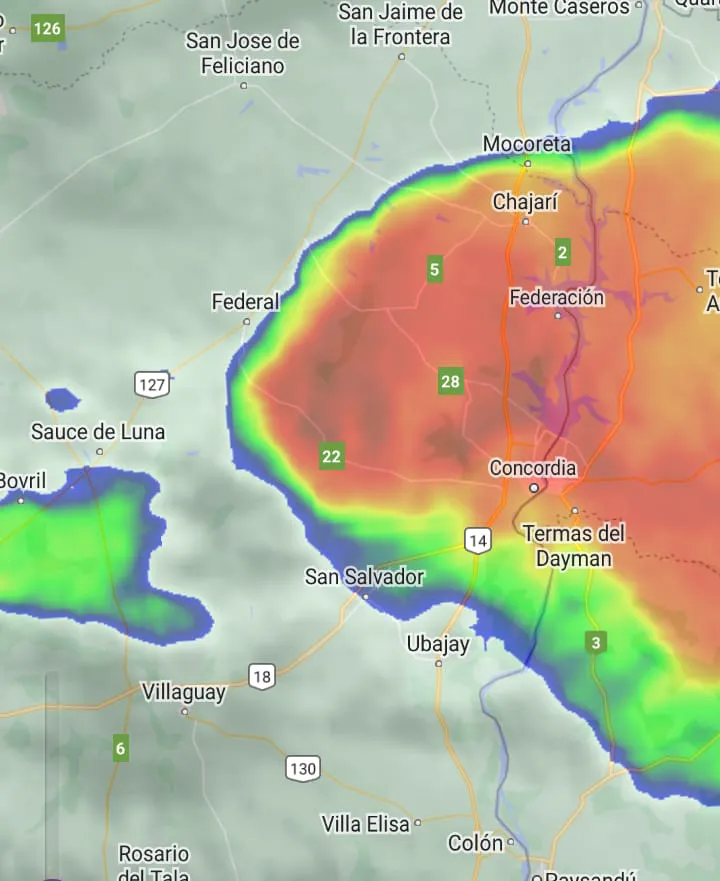 Culmina el fin de semana con alertas por tormentas para Concordia y ...