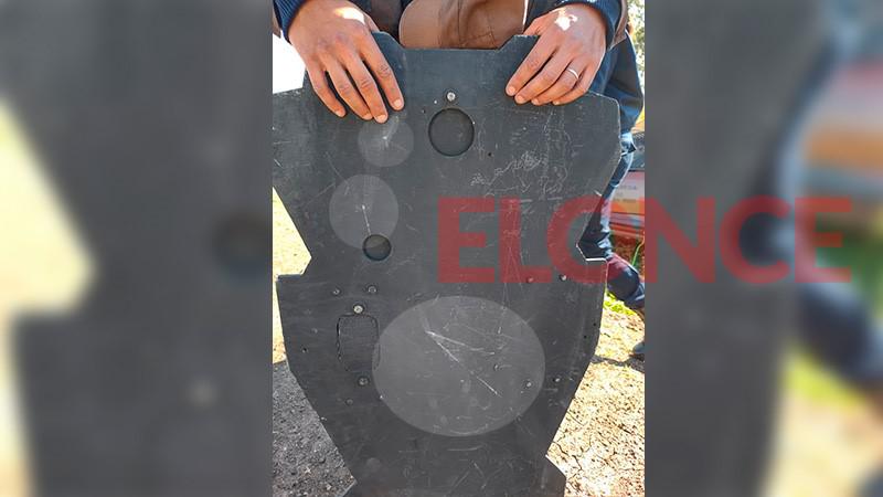 impactos de bala en chaleco