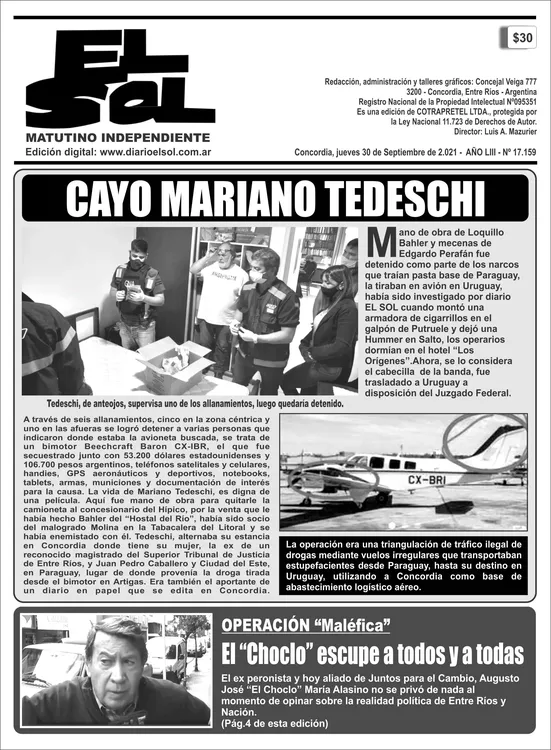 jueves 30 de sept_pag TAPA