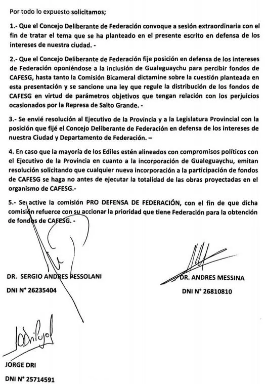 nota excedentes