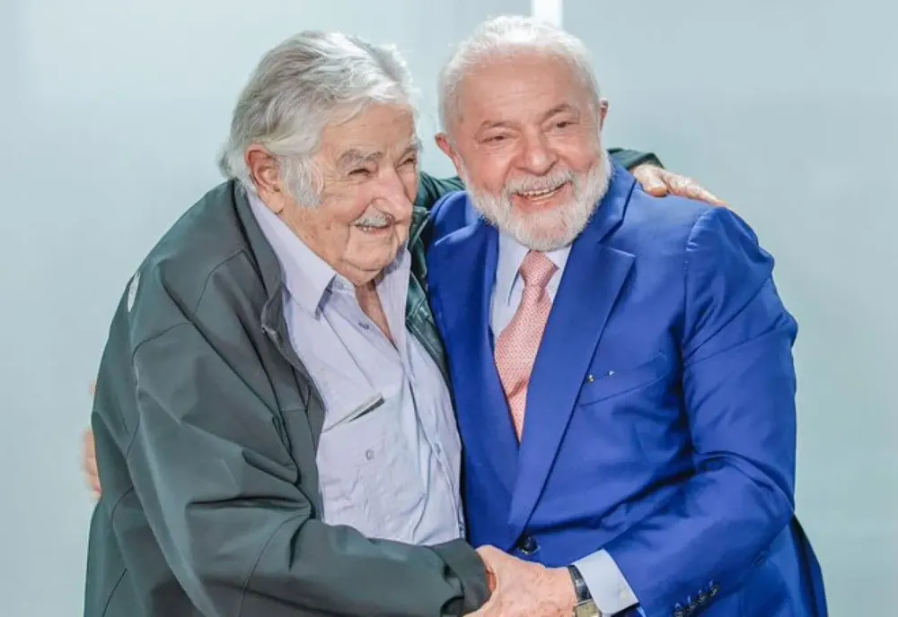 José Pepe Mujica y Luiz Inácio Lula Da Silva