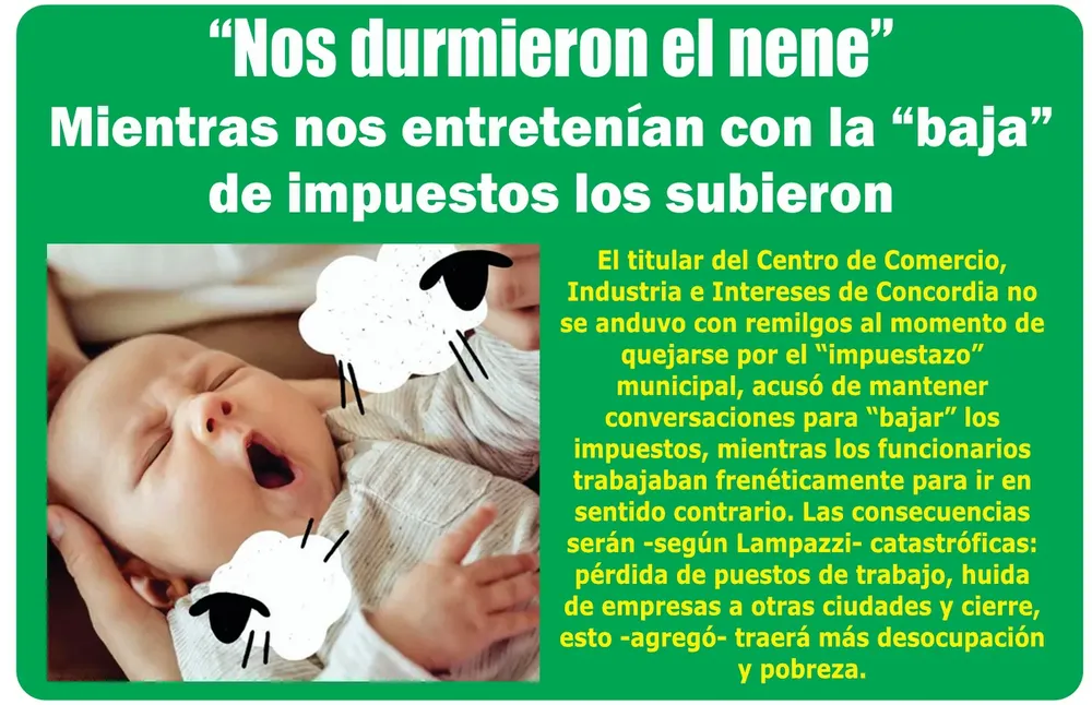 nos durmieron el nene