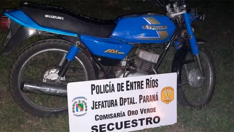 MOTO ROBADA