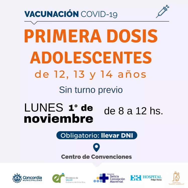 vacunacion 1 de noviembre