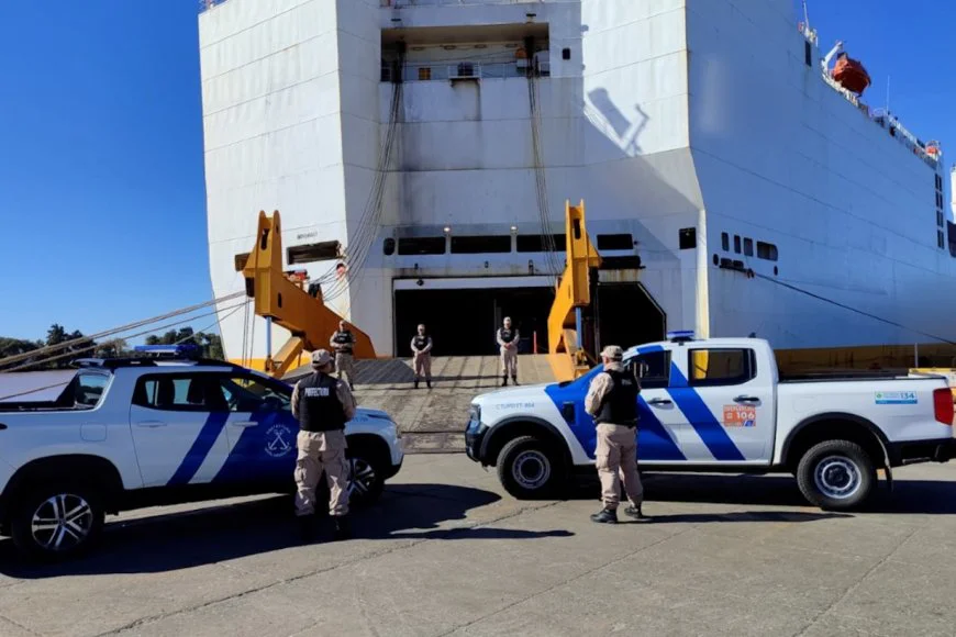 Incautaron 16 kilos de cocaína de un buque amarado en un puerto entrerriano.