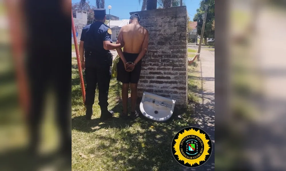 Robo de pileta lavamanos