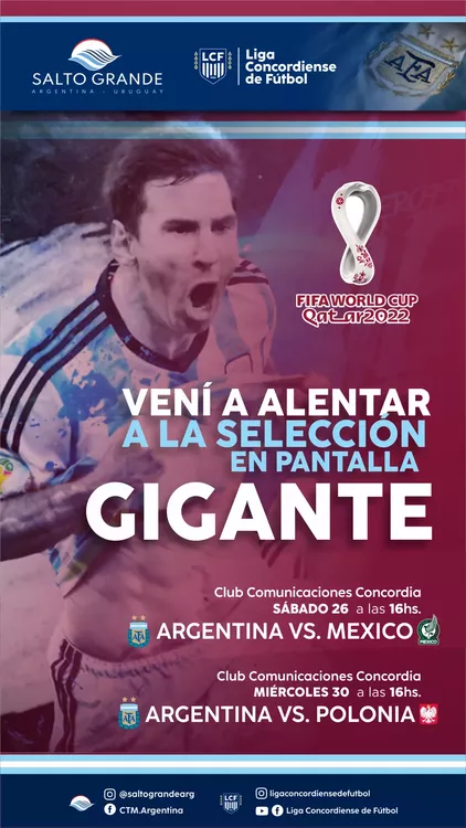 redes sociales liga futbol concordia MUNDIAL FLYER 1 REELS