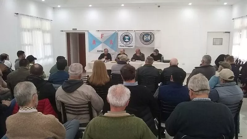 La Asamblea Ordinaria del Distrito III Entre Ríos ratificó la postulación de Elvio Guía y Matías Martiarena como directores de la Federación Agraria Argentina