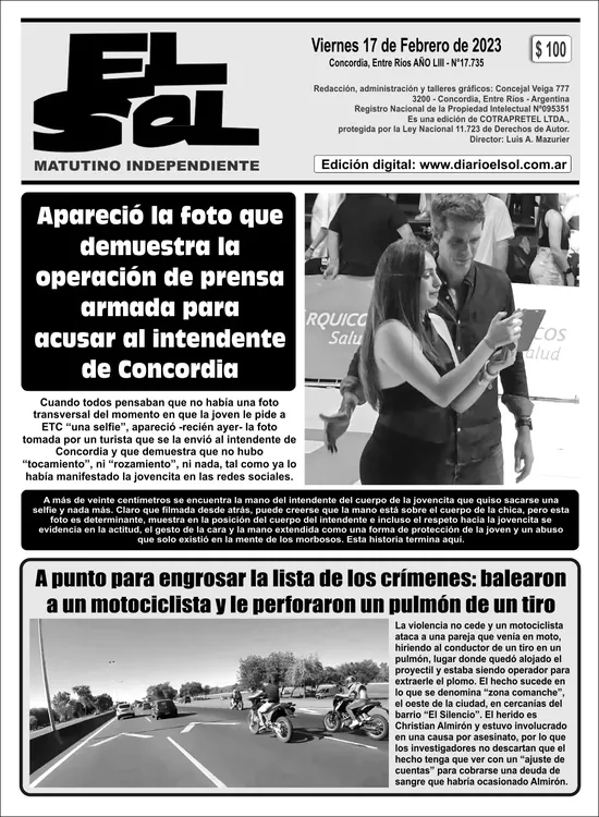 VIERNES 17 DE FEBRERO_PAG 1_TAPA
